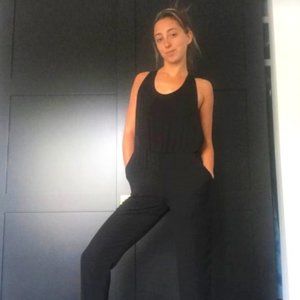 Chic and comfortable black romper for any occasion!